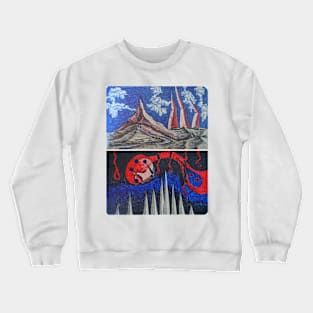 Ink Sketches - "Alien Landscape" and "Defenseless" Crewneck Sweatshirt